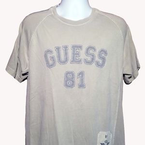 Guess 81 embroidered embellished T-Shirt Large